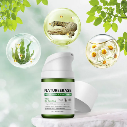 NatureErase Instant Mole& Spot Cream Fades Moles, Spots & Discoloration at the Source